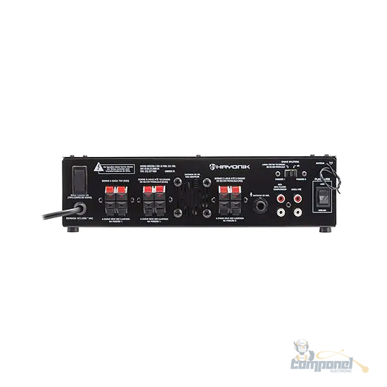 Amplificador Hayonik Pro620 Gongo 70V / 4R 100W